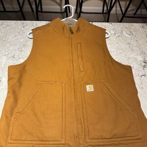 Carhartt Cream Sherpa Vest